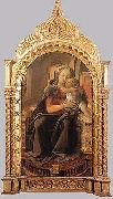 Fra Filippo Lippi Madonna and Child Enthroned oil painting on canvas